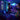 Psykedelisk väggbonad - UV Fluorescent - 150x111 cm